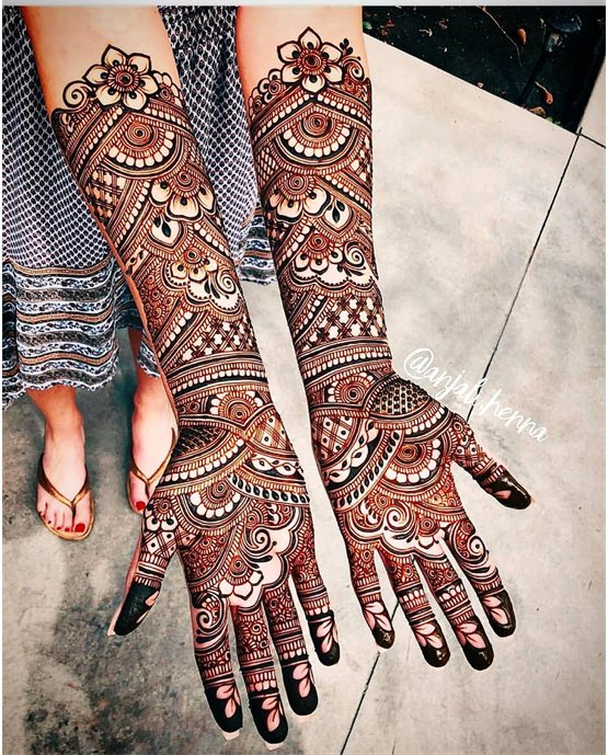 Majestic Swirl Stylish Full Hand Mehndi Design Theme Majestic Swirl Stylish Full Hand Mehndi Design Theme